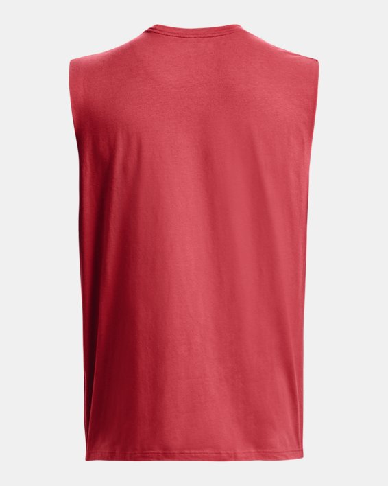 Men's Curry Sleeveless T-Shirt, Red, pdpMainDesktop image number 5